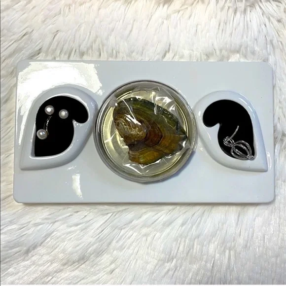 SET OF TWO Chasteness Fortune Pearl jewelry set earrings, necklace & ring - Picture 7 of 17